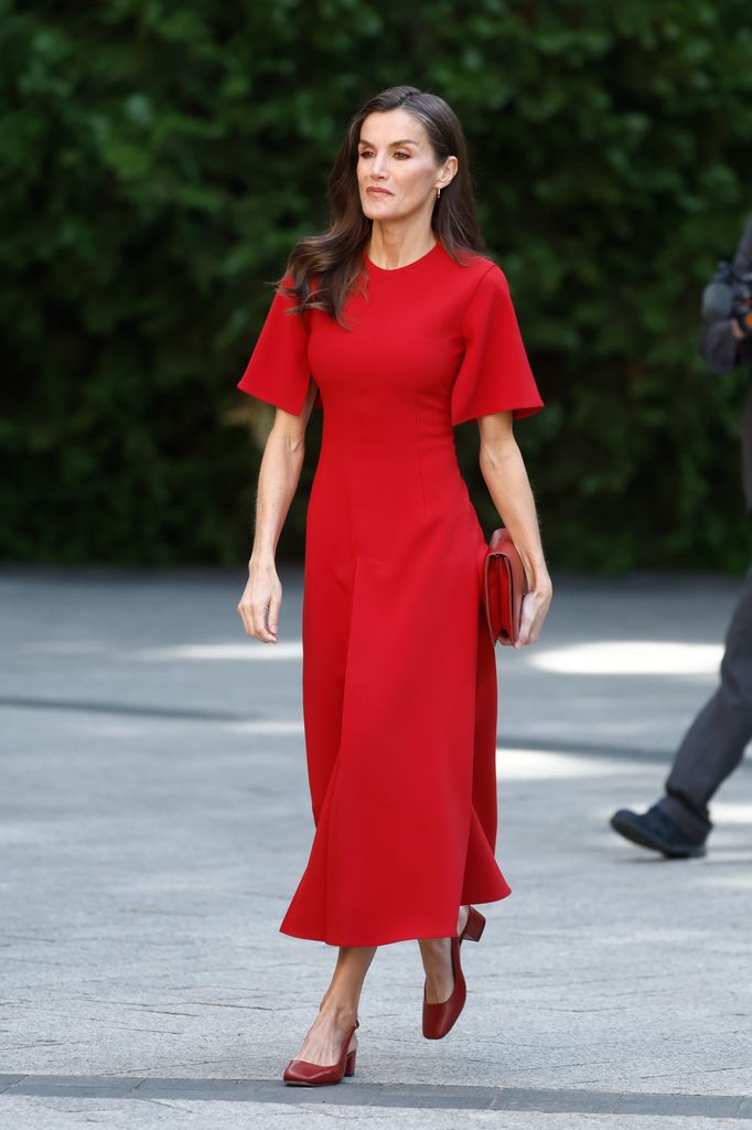 La reina Letizia en la 15ª edición de los premios Luis Carandell en Madrid, 2026.
