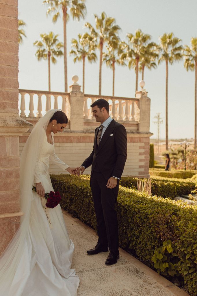 Ramo de novia de claveles