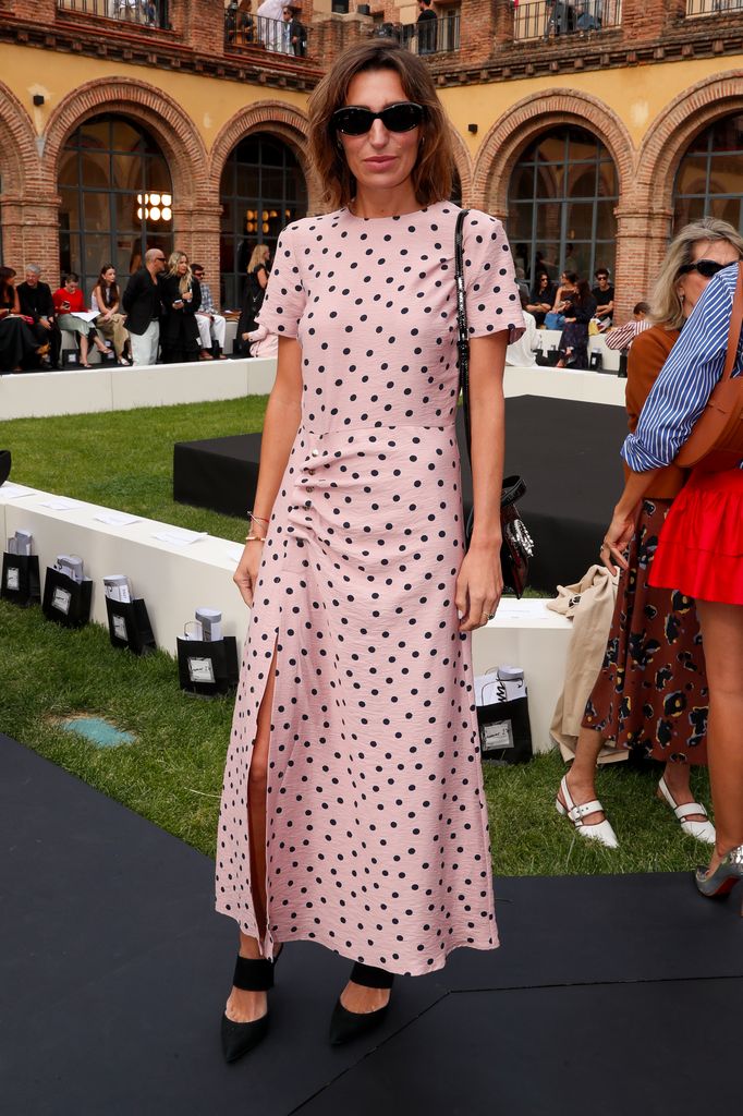 Eugenia Osborne, en el desfile de Moisés Nieto
