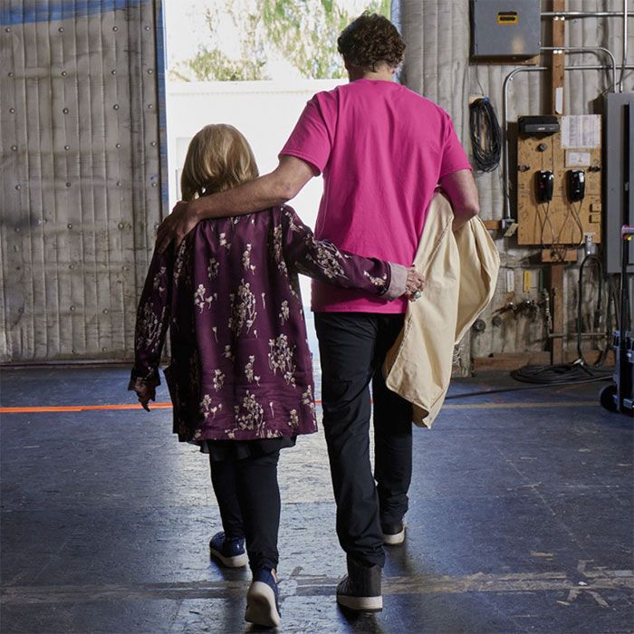 Bradley Cooper junto a su madre Gloria
