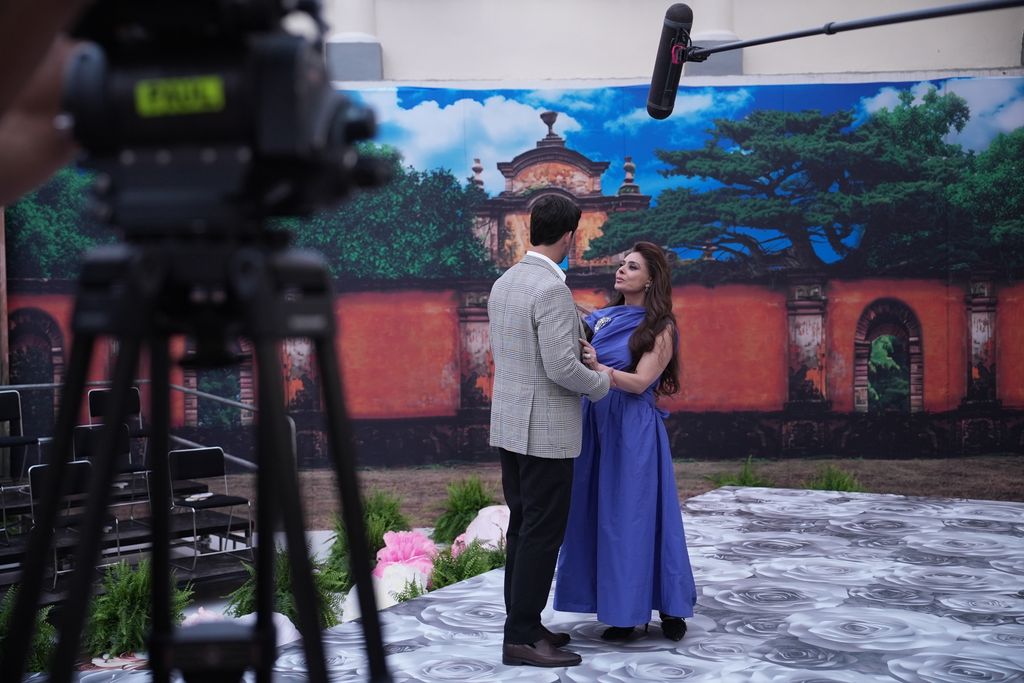 Yadhira Carrillo en una escena de 'Los Hilos del Pasado'