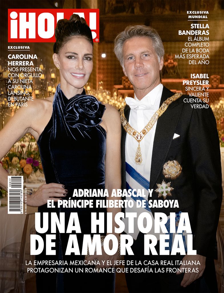 Adriana Abascal y el Príncipe Filiberto de Saboya 