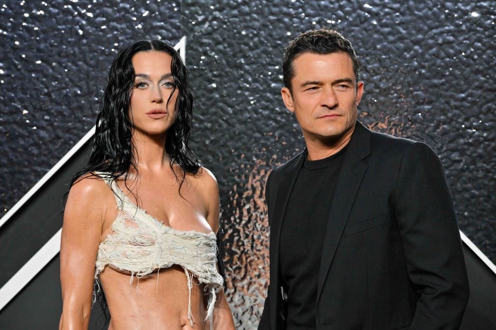 Katy Perry y Orlando Bloom en los MTV VMA Awards 2024 en Nueva York