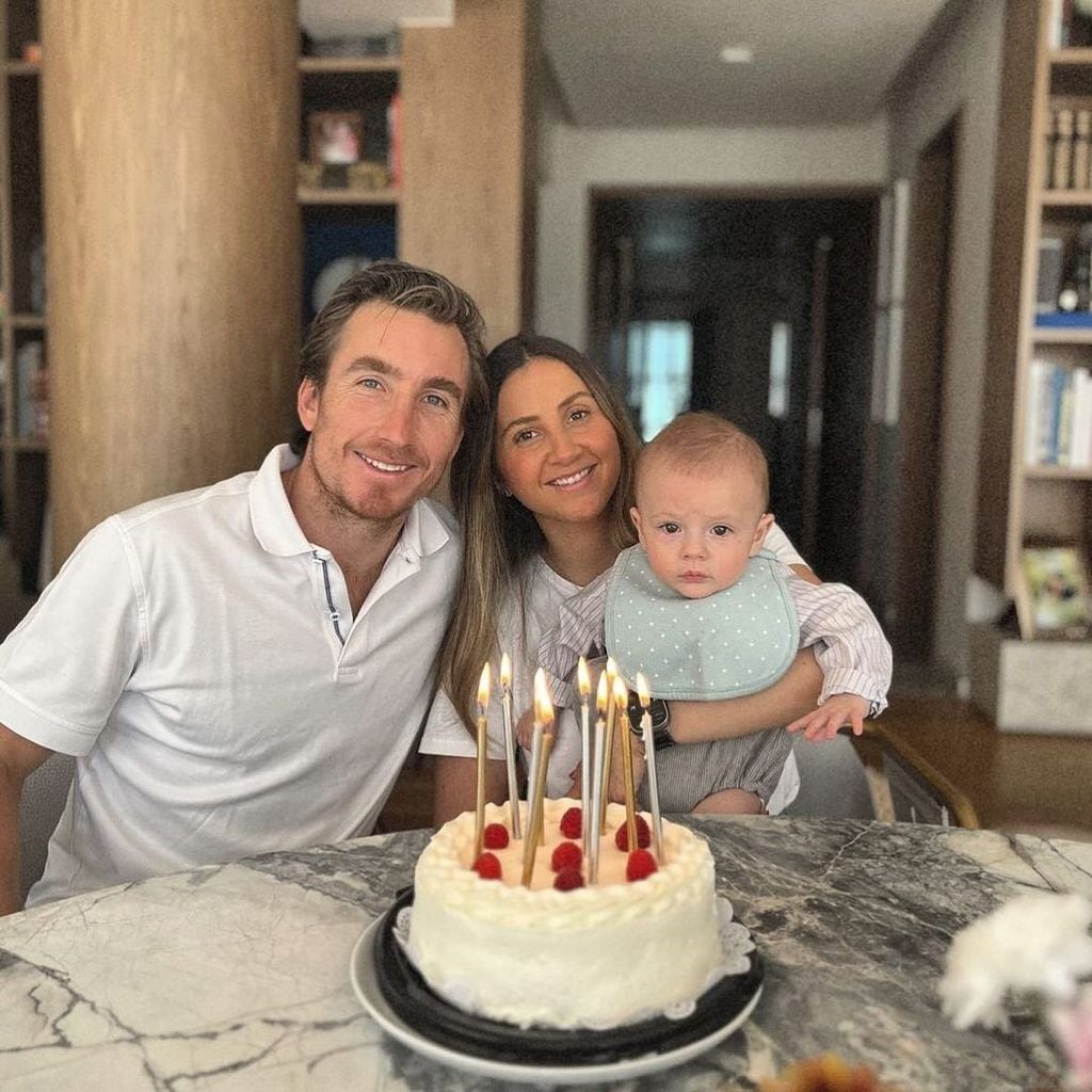 Natalia Bastón y José María Eugui debutaron como papás en agosto del año pasado