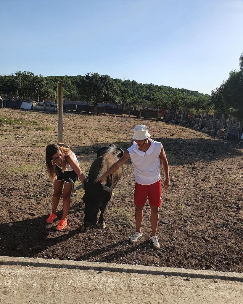 Ferrán Torres con su familia
