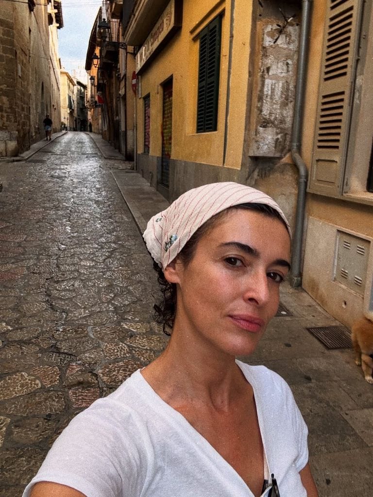 Blanca Romero de vacaciones en Mallorca