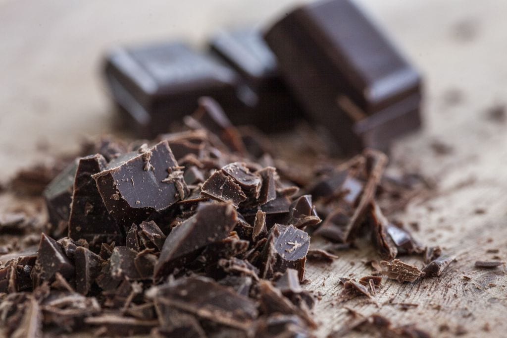 Chocolate amargo a partir de 70% cacao. 
