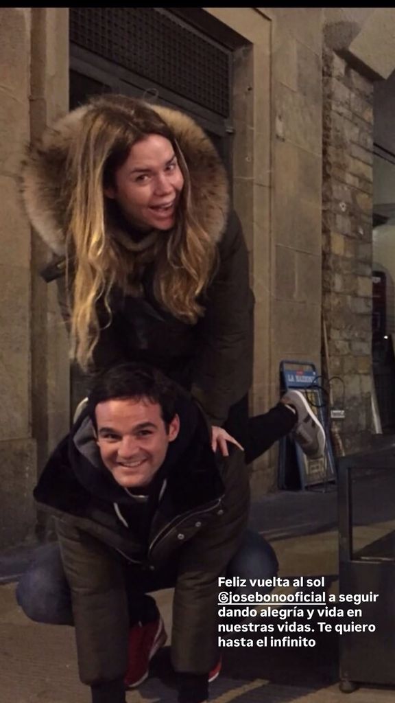 Amelia Bono también ha felicitado a su hermano