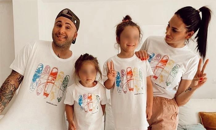 Irene Rosales y Kiko Rivera con sus hijas