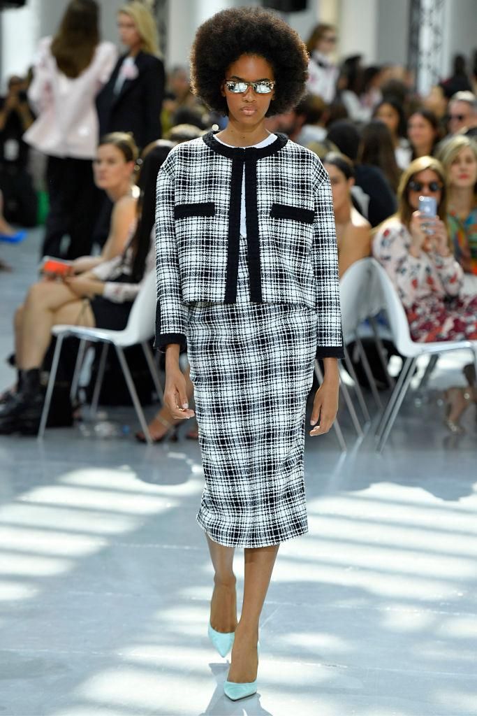 falda a cuadros de alexandre vauthier
