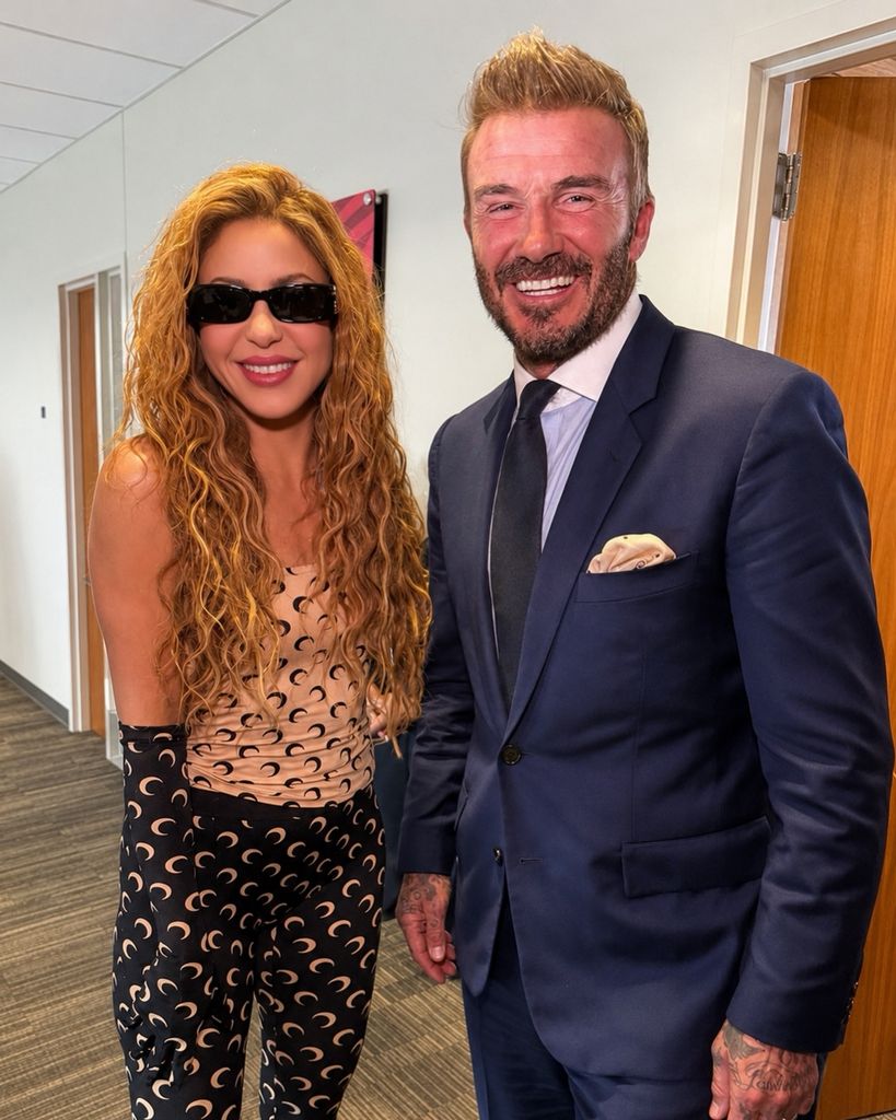 Shakira y David Beckham