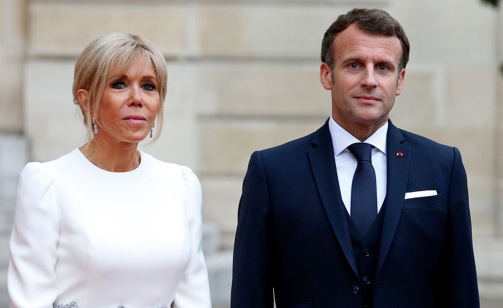 Emmanuel Macron y Brigitte Macron