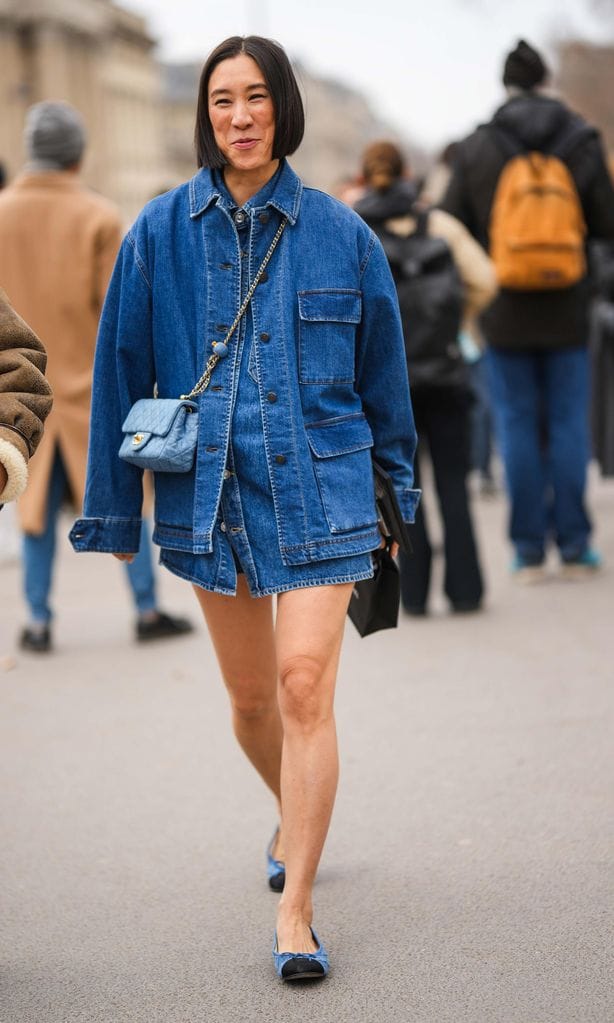 denim dress