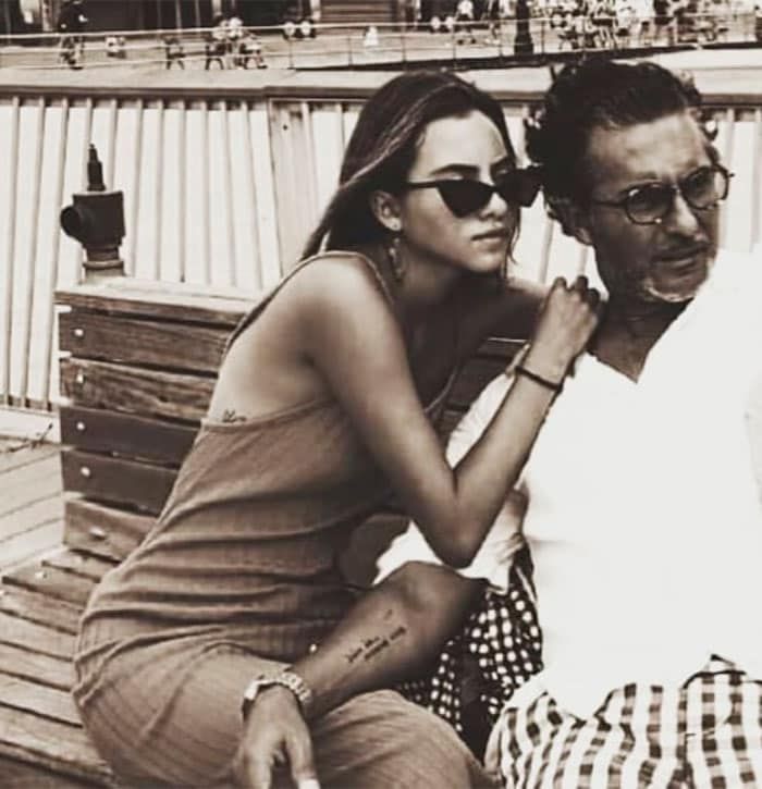 Raúl Araiza y su hija Camila
