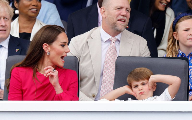 Louis de Cambridge con su madre, Kate Middleton