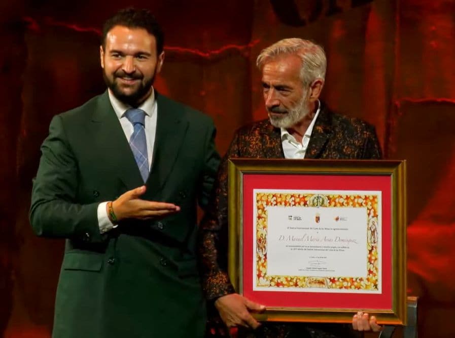Imanol Arias, pregonero del Festival Internacional del Cante de las Minas