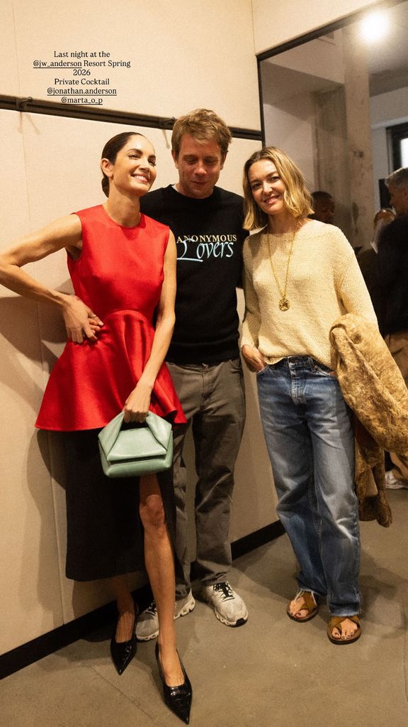 Eugenia Silva y Marta Ortega en París