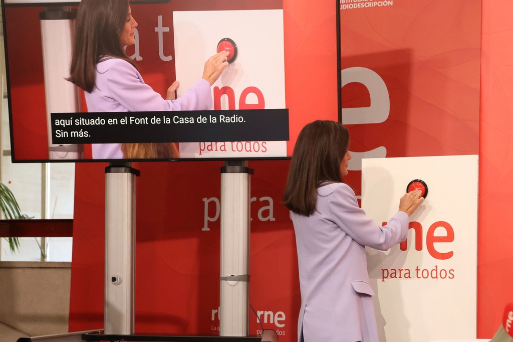 Reina Letizia en Radio Nacional de España 