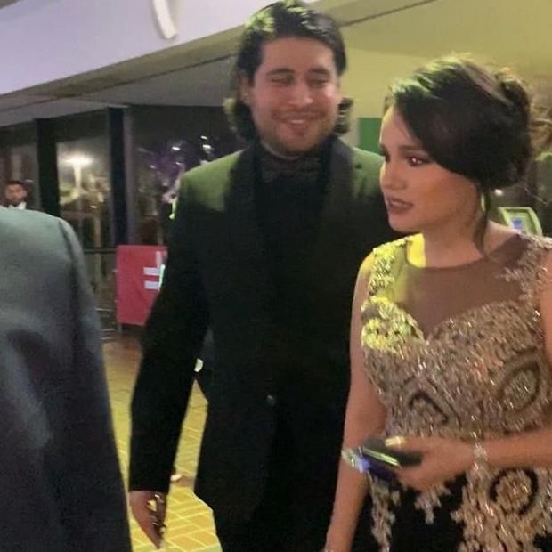 Sara Sosa y su esposo