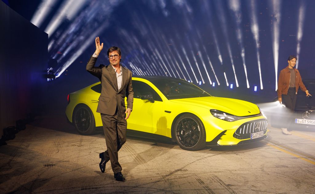 Brad Pitt, imagen de los nuevos vehículos Mercedes-AMG en Los Angeles