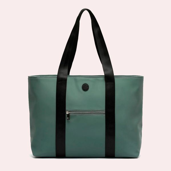 Bolso shopper grande en nylon con bolsillo para tablet