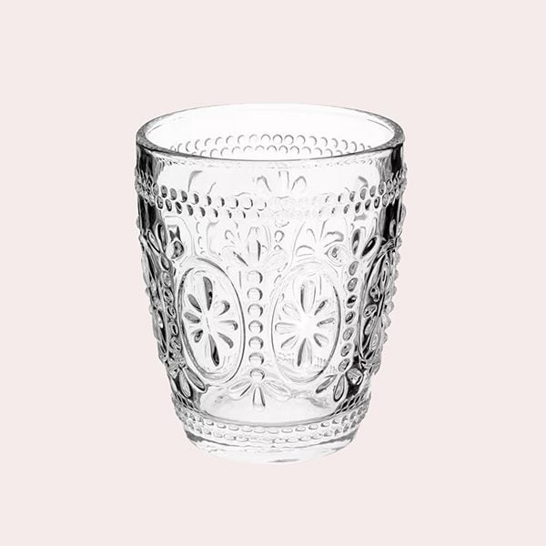 Floral Vaso Ancho de Cristal Maisons du Monde