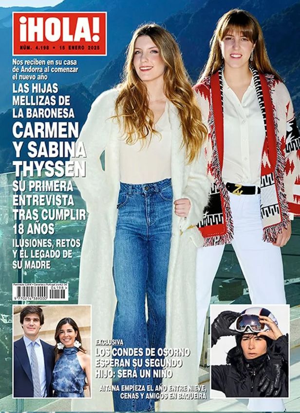 Carmen y Sabina Thyssen, en su primera portada en solitario en ¡HOLA!