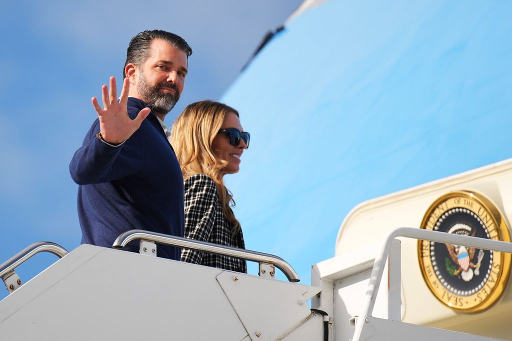 Donald Trump Jr. y Bettina Anderson en una imagen de archivo
