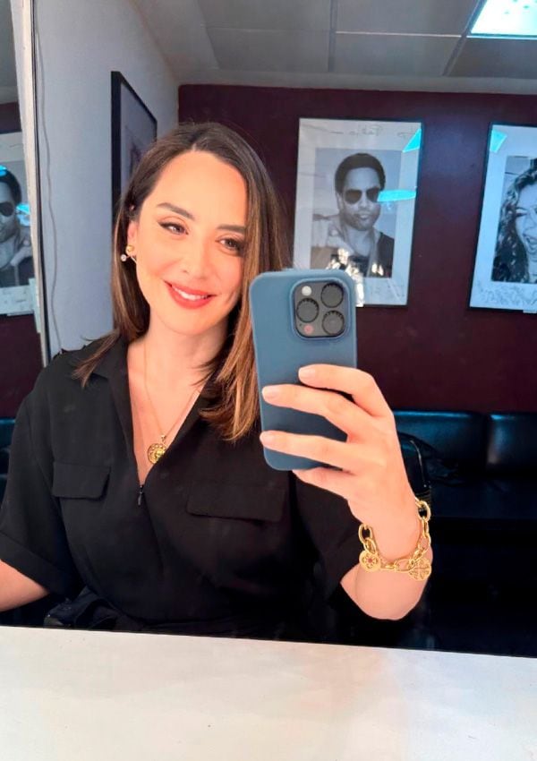 Tamara Falcó en el 'El Hormiguero' con mono negro de Zara