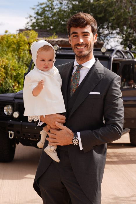 Luis Zamalloa con su hija Matilda