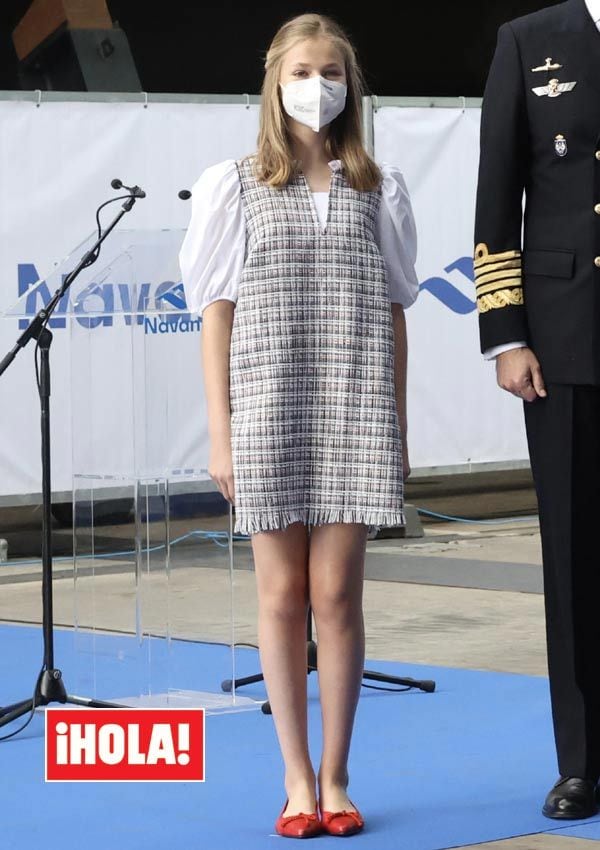Princesa Leonor con vestido de Zara