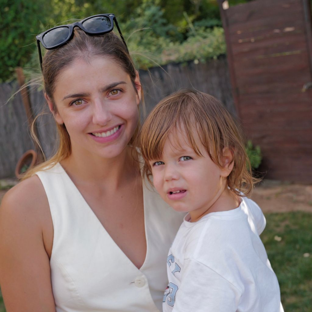 Michelle Renaud formó una familia con Matías Novoa