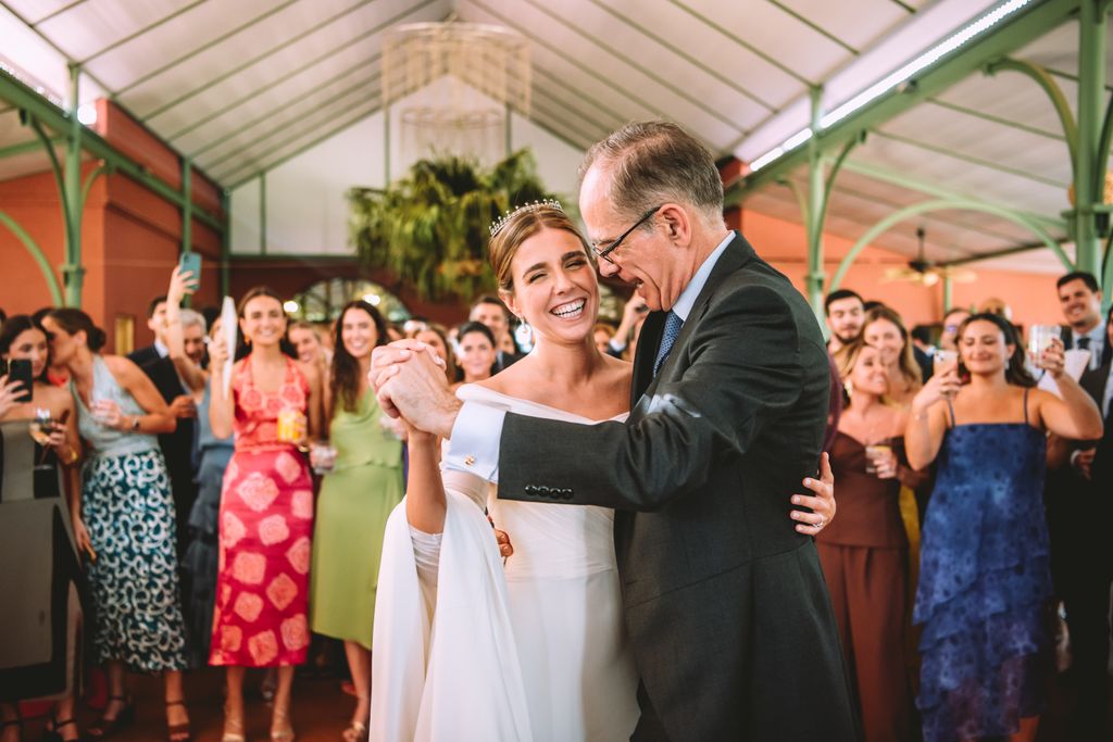 Vestido de novia Marcela Mansergas para boda andaluza