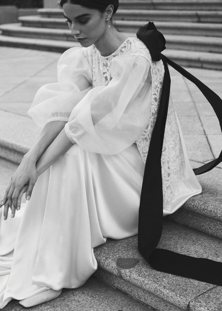 Vestido de novia de colección de Alejandra Oria
