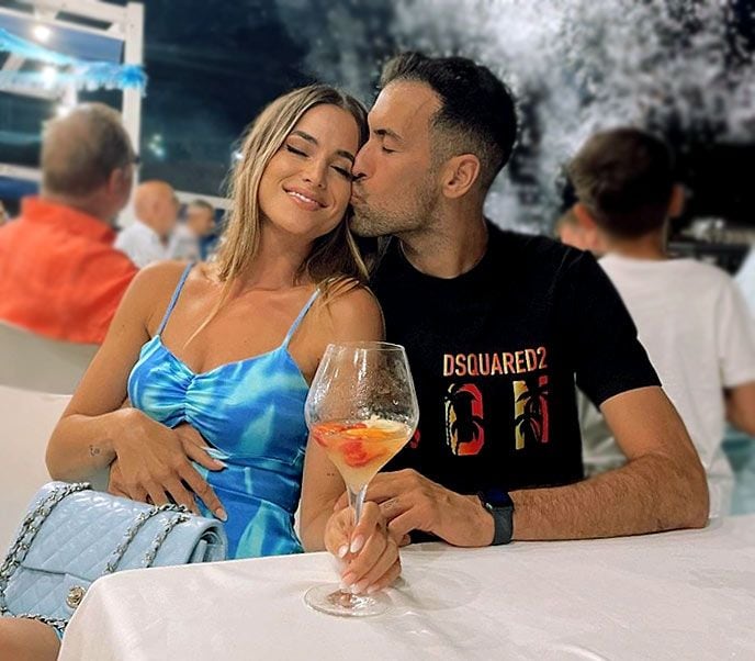 Elena Galera y Sergio Busquets