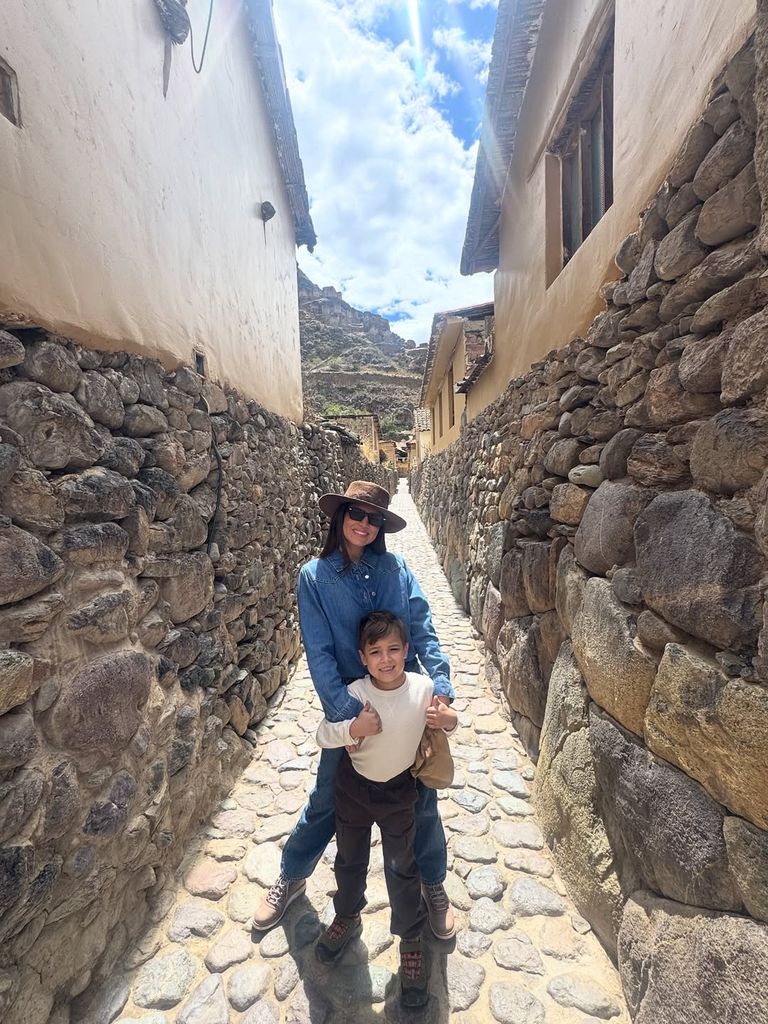 Pamela Silva en sus vacaciones soñadas con su hijo Ford Liam