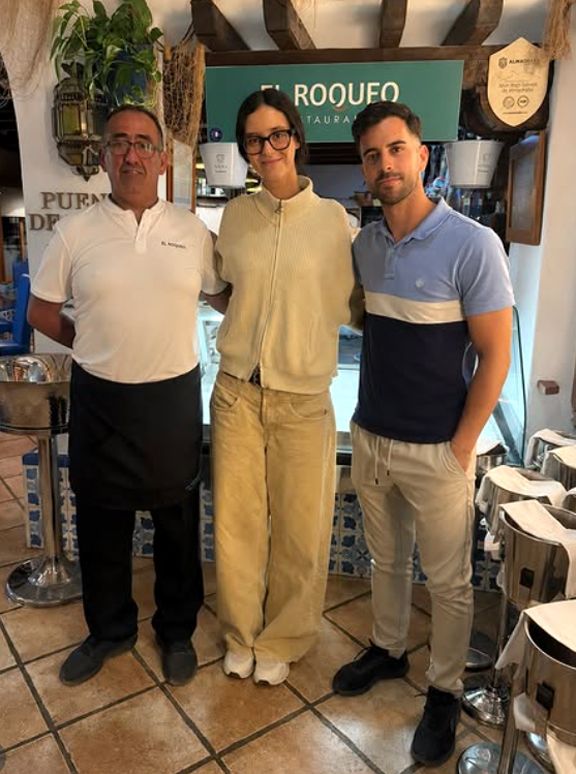 Vitoria Federica, en su visita al restaurante El Ronqueo.