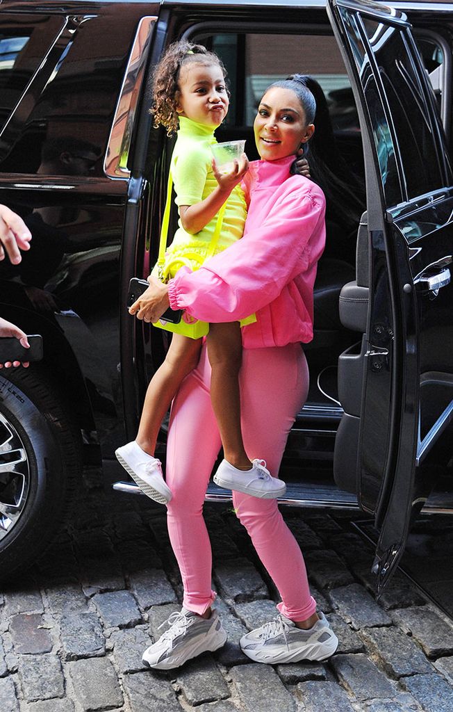 Kim Kardashian y su hija