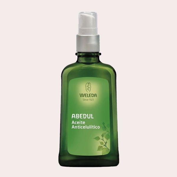 LA MEJOR CREMA REDUCTORA EN ACEITE: WELEDA Aceite de Abedul para la Celulitis
