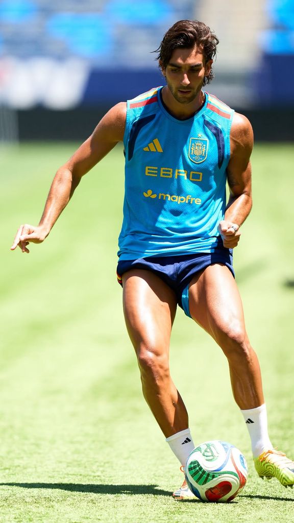 Ferran Torres, en un un entrenamiento en el Mundial 2026