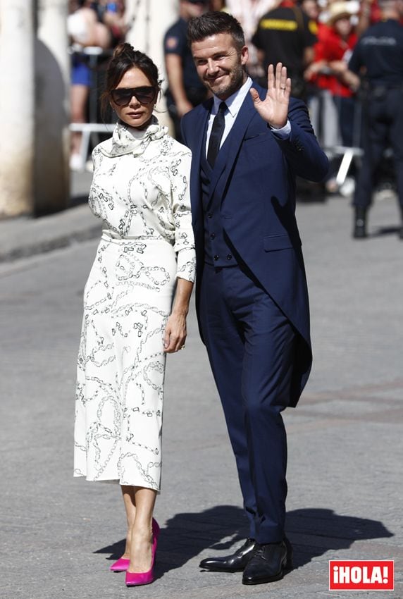 Victoria y David Beckham