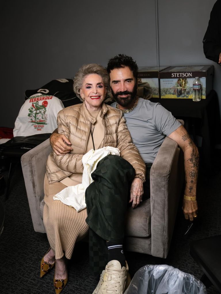 Alejandro Fernández y su mamá, Cuquita Abarca
