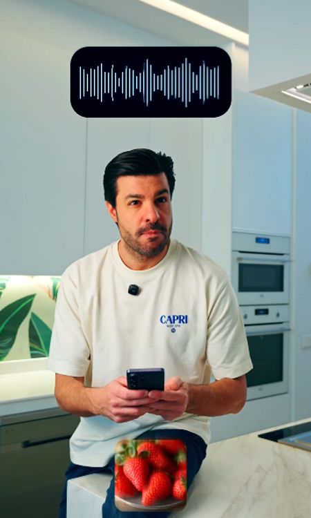 Tres ingredientes aleatorios y 15 minutos para hacer con ellos una receta: el reto al que se somente el exfutbolista.