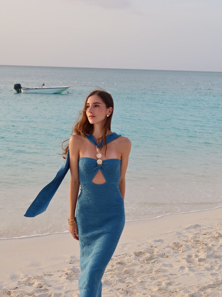 Belén de Osma, con un look muy estiloso en la playa
