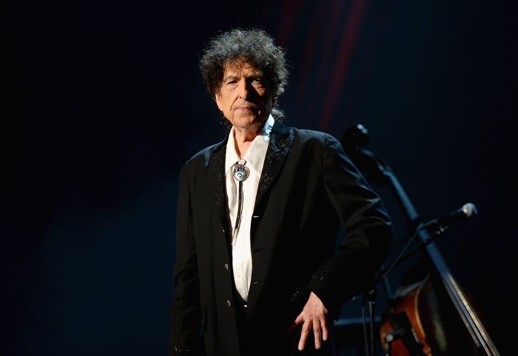Bob Dylan durante un concierto
