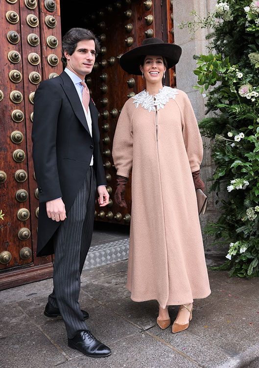 Los duques de Huéscar acuden a la boda de Beltrán Palazuelo