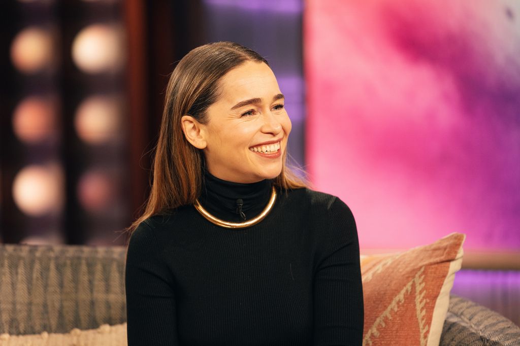 Emilia Clarke en 'The Kelly Clarkson Show' el pasado mes de enero
