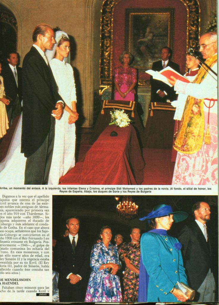 Boda de Kyril de Bulgaria y Rosario Nadal