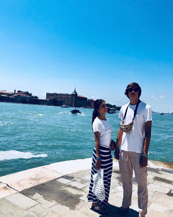 Álvaro y Alejandra, los dos hijos de Marian Camino