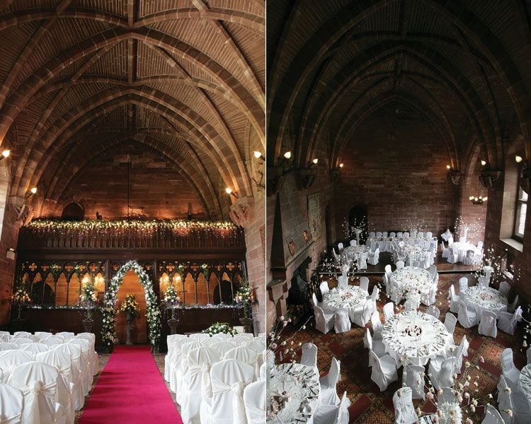 La capilla del Castillo Peckforton es uno de los grandes reclamos de esta fortaleza medieval Foto: Peckfortoncastle.co.uk
